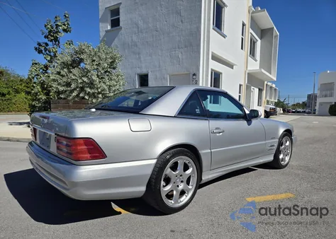 2002 Mercedes-Benz Sl 500 from USA, damaged, VIN WDBFA68F52F203628